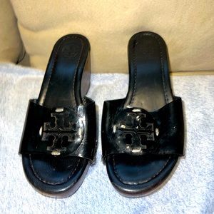 Tory Burch Black Heeled Sandals